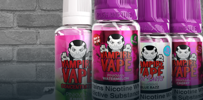 Four NEW Pinkman Flavours from Vampire Vape 