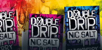 Four delicious New Double Drip Bar Salts Nic Salts Flavours!