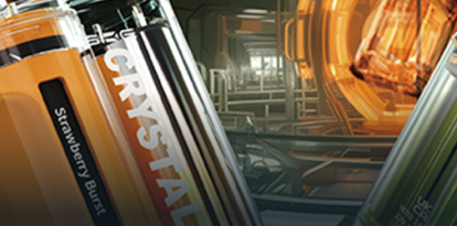 The NEW SKE Crystal 2400 4 in 1 Pod Kit: Four Times the Fun in One Rechargeable Vape Kit!