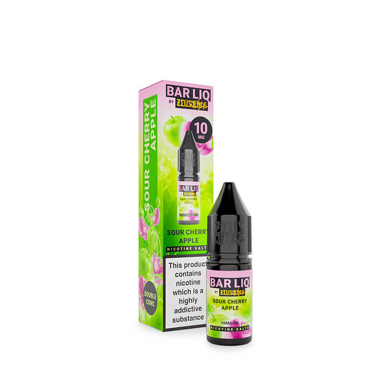 Zeus Juice Bar Liq Sour Cherry Apple Nic Salt E-Liquid 10ml