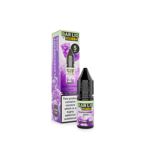 Zeus Juice Bar Liq Blackcurrant Juice Nic Salt E-Liquid 10ml