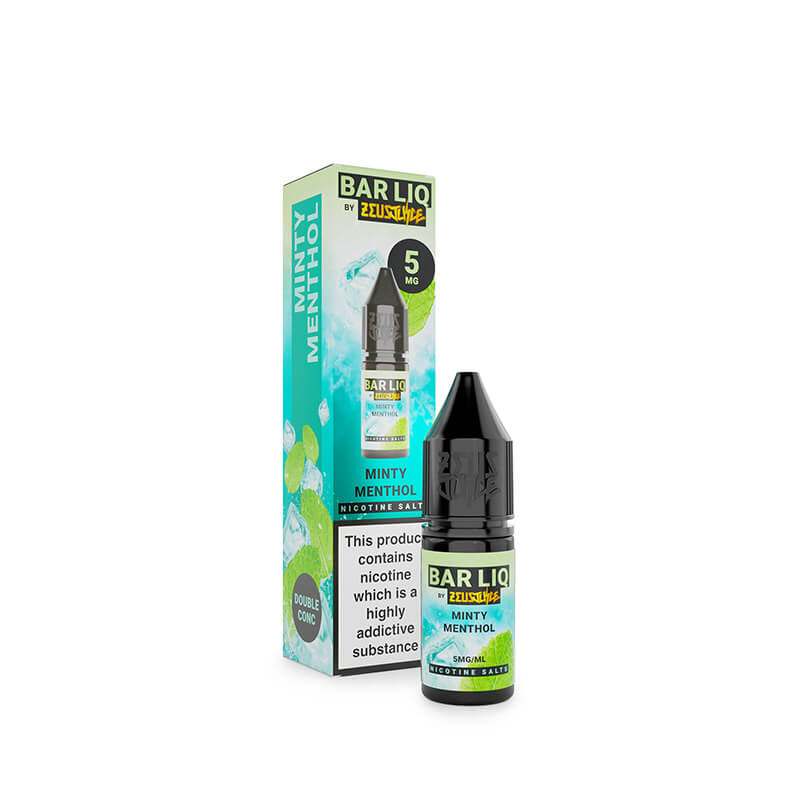 Zeus Juice Bar Liq Minty Menthol Nic Salt E-Liquid 10ml