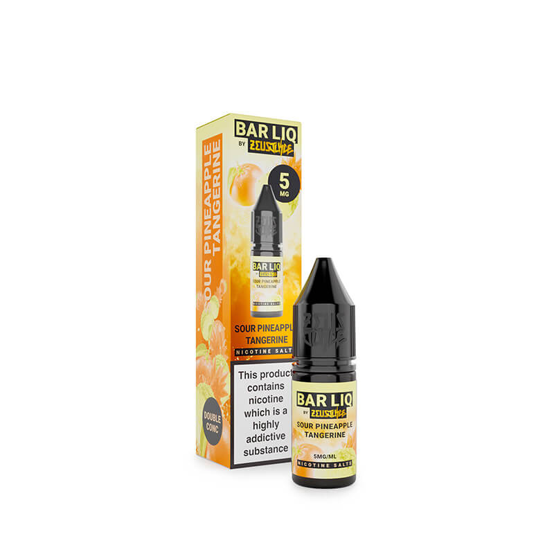 Zeus Juice Bar Liq Sour Pineapple Tangerine Nic Salt E-Liquid 10ml