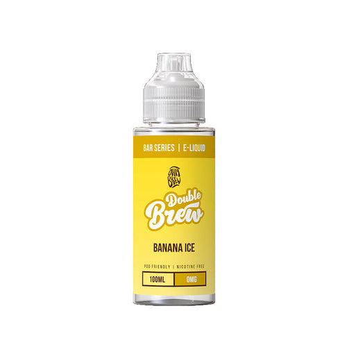 Ohm Brew Double Brew Banana Ice 100ml Shortfill