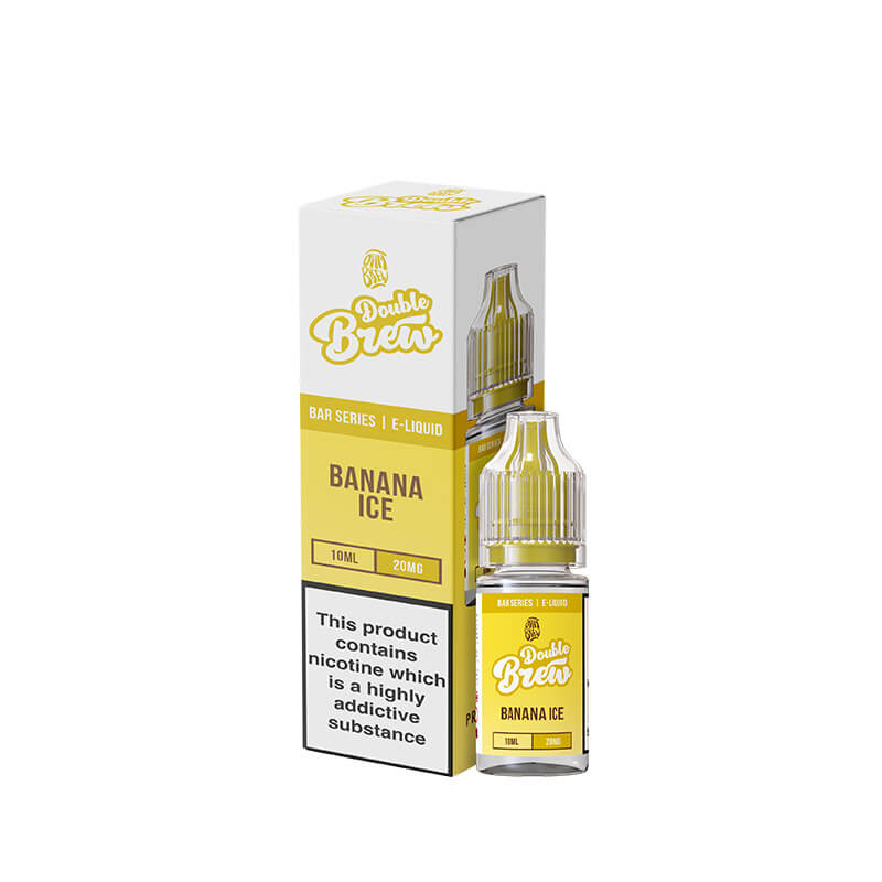 Ohm Brew Double Brew Banana Ice 10ml Nic Salt E-Liquid