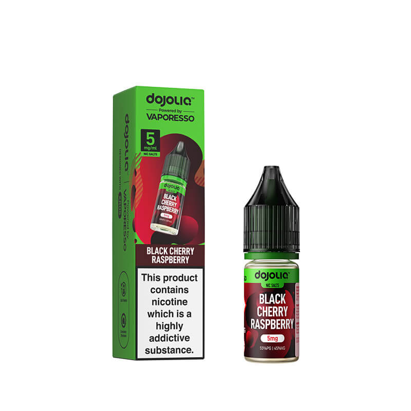 DojoLiq Black Cherry Raspberry 10ml Nic Salt E-Liquid by Vaporesso
