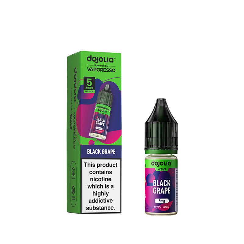 DojoLiq Black Grape 10ml Nic Salt E-Liquid by Vaporesso