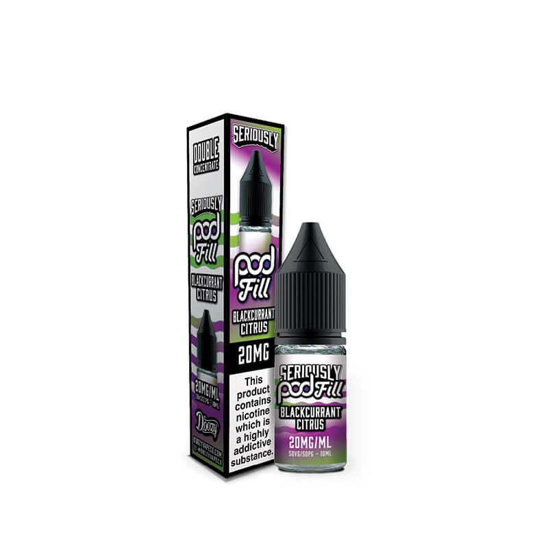 Doozy Vape Co Seriously Pod Fill Salts Blackcurrant Citrus 10ml E-Liquid