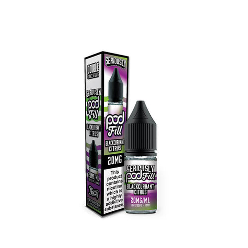 Doozy Vape Co Seriously Pod Fill Salts Blackcurrant Citrus 10ml E-Liquid