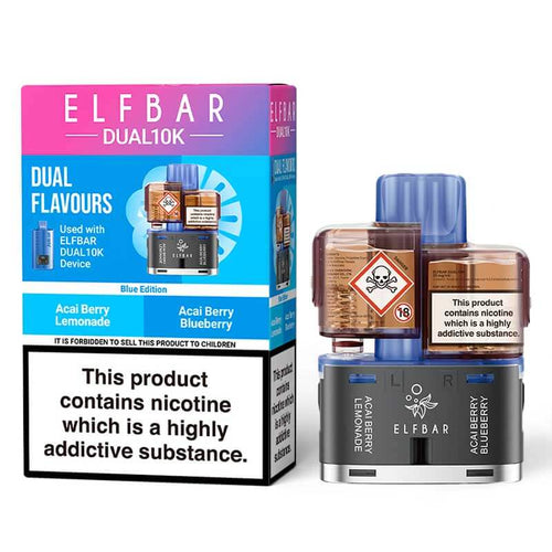 Elf Bar Dual 10K Prefilled Pods | Replacement Refill Pods | Vapestore Elf Bar Dual 10K Prefilled Pods | Replacement Refill Pods | Vapestore