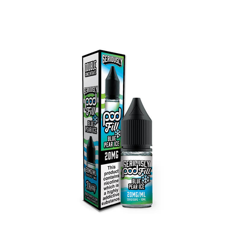 Doozy Vape Co Seriously Pod Fill Salts Blue Pear Ice 10ml E-Liquid