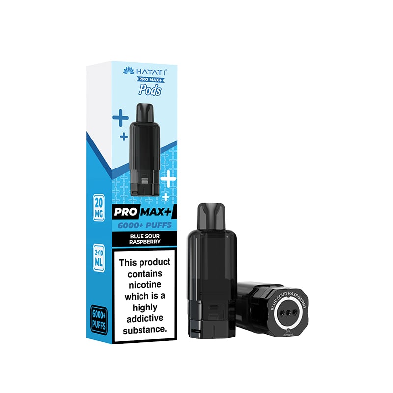 Hayati Pro Max Plus Blue Sour Raspberry Prefilled Pod + Refill