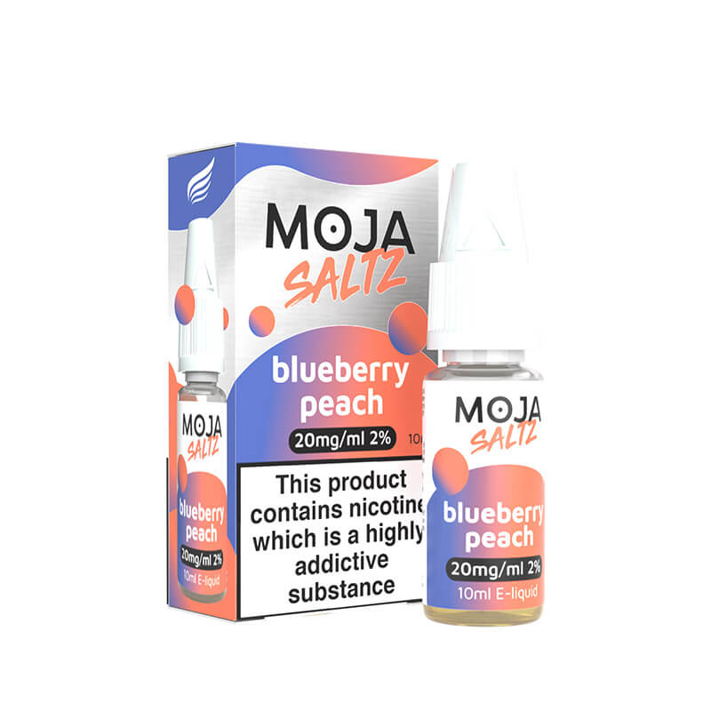 MOJA Saltz Blueberry Peach 10ml Nic Salts E-Liquid