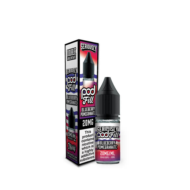 Doozy Vape Co Seriously Pod Fill Salts Blueberry Pomegranate 10ml E-Liquid