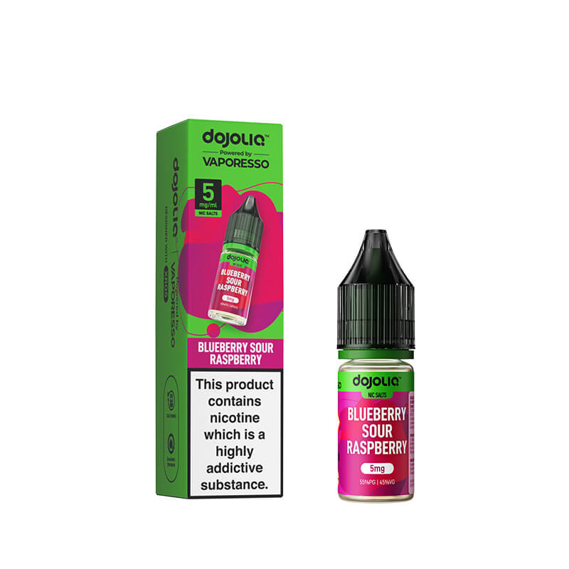 DojoLiq Blueberry Sour Raspberry 10ml Nic Salt E-Liquid by Vaporesso