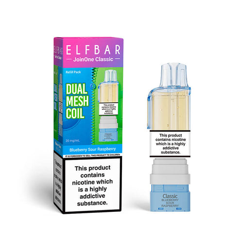 ELFBAR JoinOne Blueberry Sour Raspberry Prefilled Pod + Refill