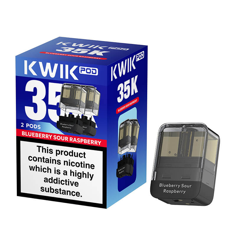 Innokin Kwik 35K Blueberry Sour Raspberry Prefilled Pod + Refill