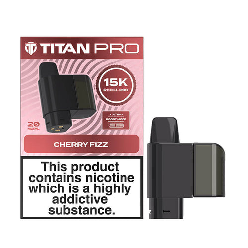 Titan Pro 15K Cherry Fizz Prefilled Pod + Refills