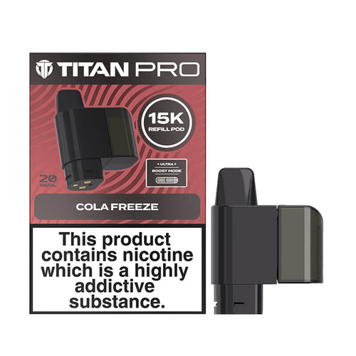 Titan Pro 15K Cola Freeze Prefilled Pod + Refills