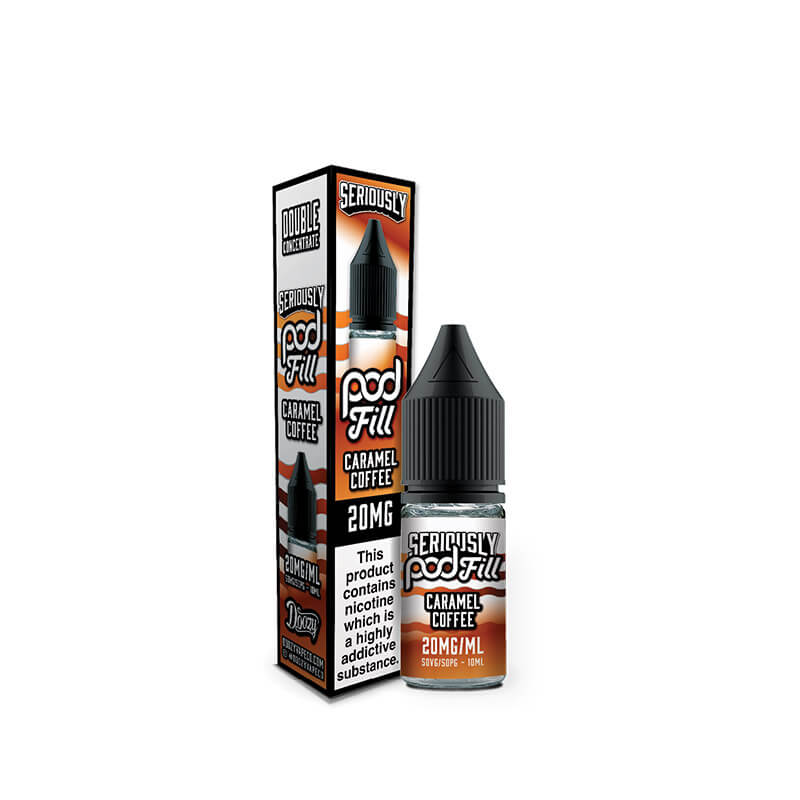 Doozy Vape Co Seriously Pod Fill Salts Caramel Coffee 10ml E-Liquid