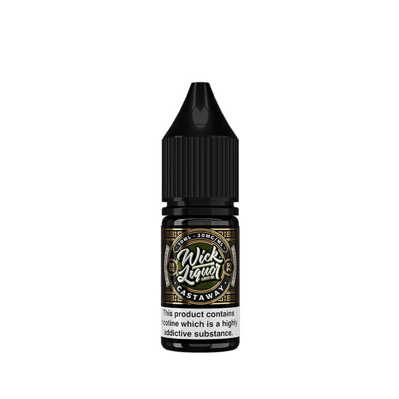 Wick Liquor Castaway Shattered 10ml Nic Salts E-Liquid