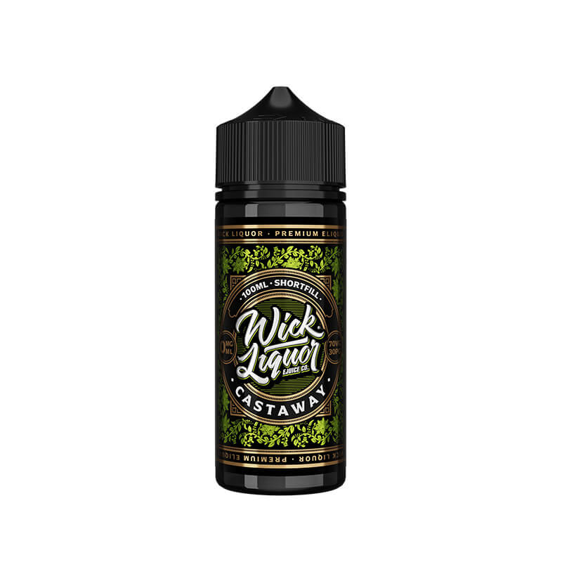 Wick Liquor Castaway 100ml Shortfill E-Liquid