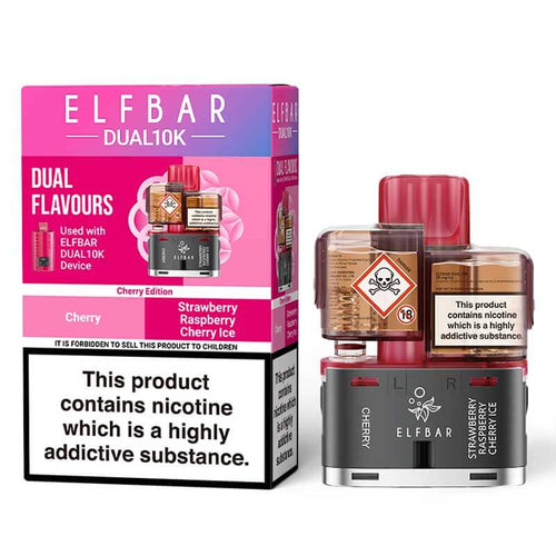 ELFBAR Dual 10K Cherry Edition Prefilled Pod + Refill