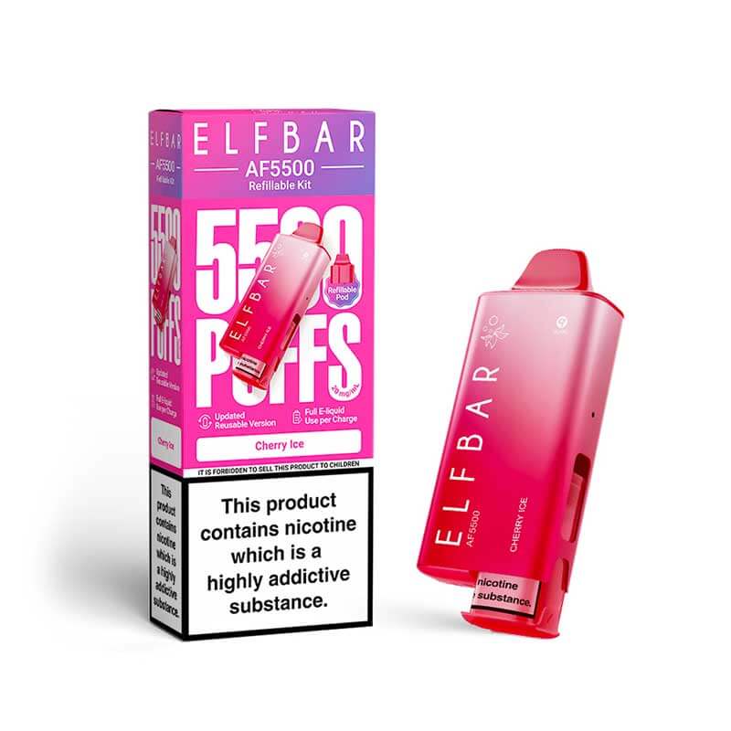 Cherry Ice  Elf Bar AF5500 Prefilled kit