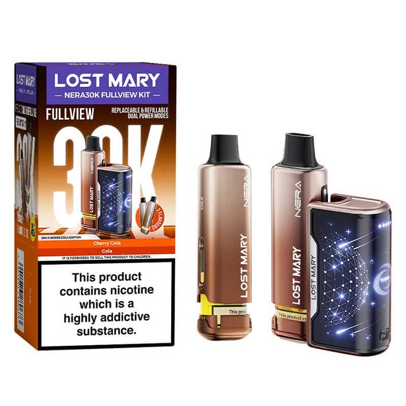 Lost Mary Nera30K Fullview Prefilled Vape Pod Kit | Vapestore UK Lost Mary Nera30K Fullview Prefilled Vape Pod Kit | Vapestore UK