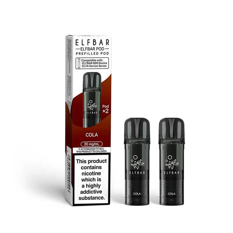 Elf Bar 600 Cola Prefilled Vape Pods 20mg - 2PK