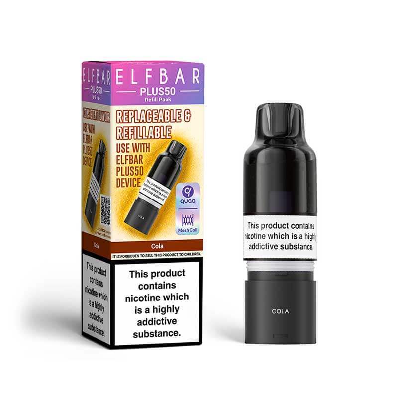 ELFBAR Plus50 Cola Prefilled Pod + Refill