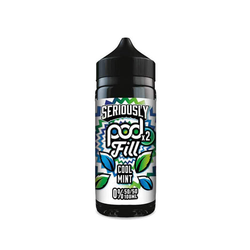 Doozy Vape Co Seriously Pod Fill x2 Cool Mint 100ml Shortfill E-Liquid