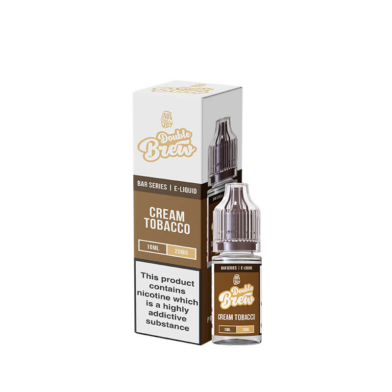 Ohm Brew Double Brew Cream Tobacco 10ml Nic Salt E-Liquid