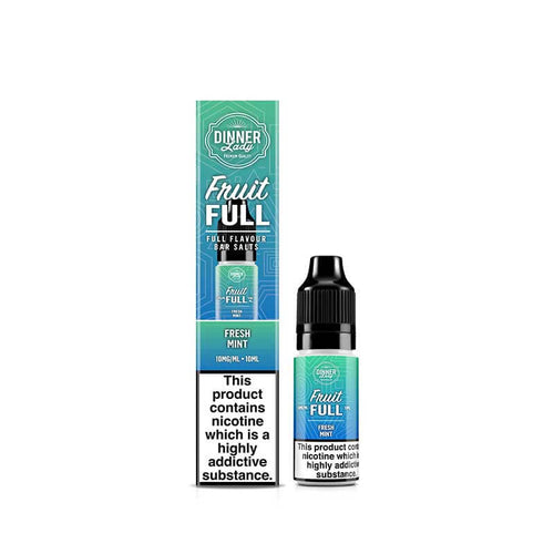 Dinner Lady Fruit Full Fresh Mint 10ml Nic Salt E-Liquid