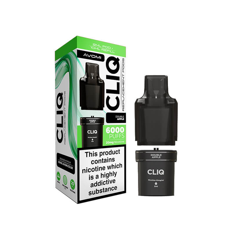 Avomi CLIQ Prefilled Vape Pod + Refill - Double Apple