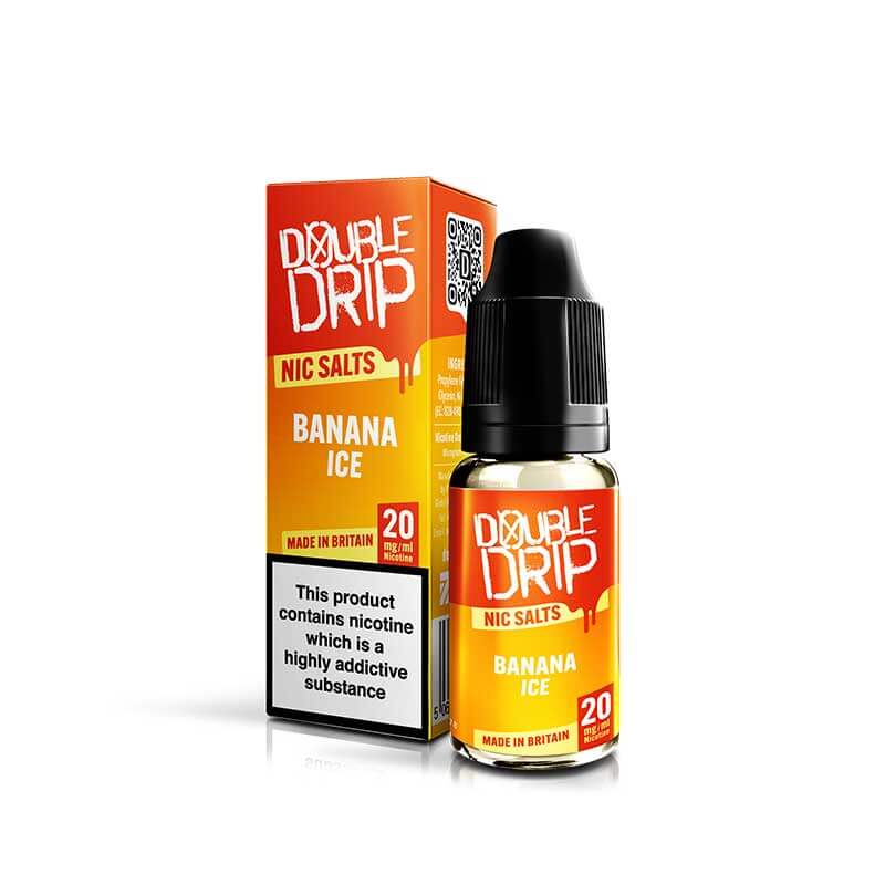 Double Drip Banana Ice Nic Salt 10ml E-Liquid