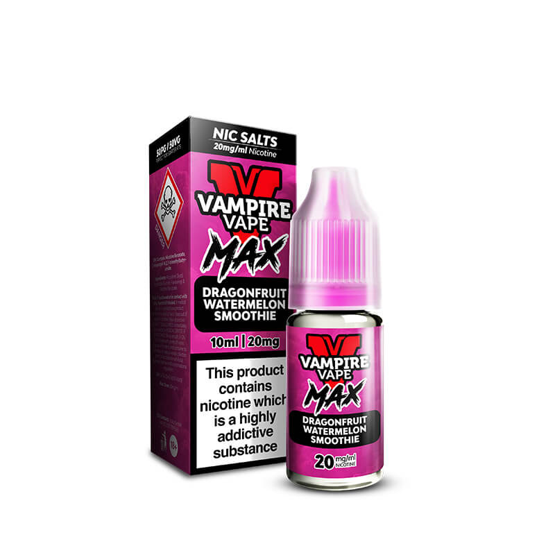 VV MAX Dragonfruit Watermelon Smoothie 10ml Nic Salts E-Liquid by Vampire Vape