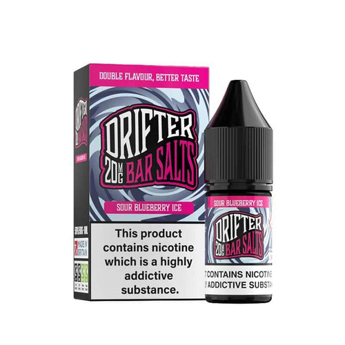 Drifter Bar Salts Sour Blueberry Ice 10ml Nic Salt E-Liquid