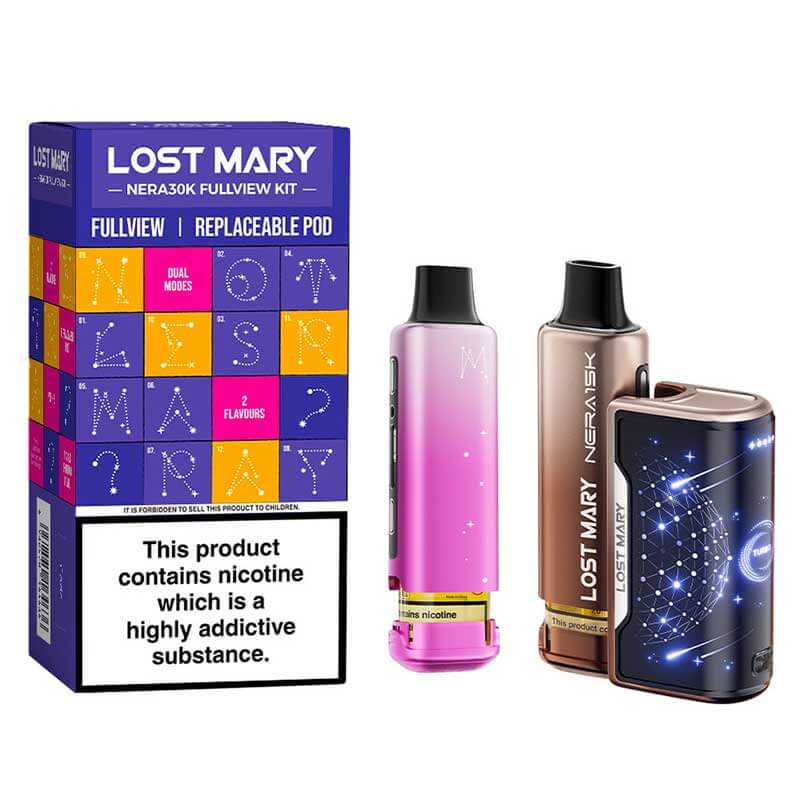 Lost Mary Nera30K Fullview Prefilled Vape Pod Kit | Vapestore UK Lost Mary Nera30K Fullview Prefilled Vape Pod Kit | Vapestore UK