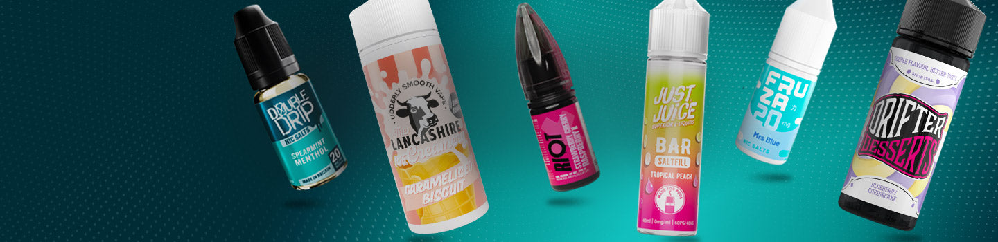 High-PG, High-VG, 50/50 & Nic Salt E-Liquids