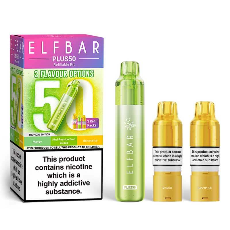 Elf Bar Plus 50 Prefilled Pod Vape Kits