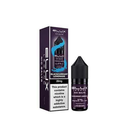 Elux Legend Blackcurrant Lemonade Nic Salt E-Liquid 10ml