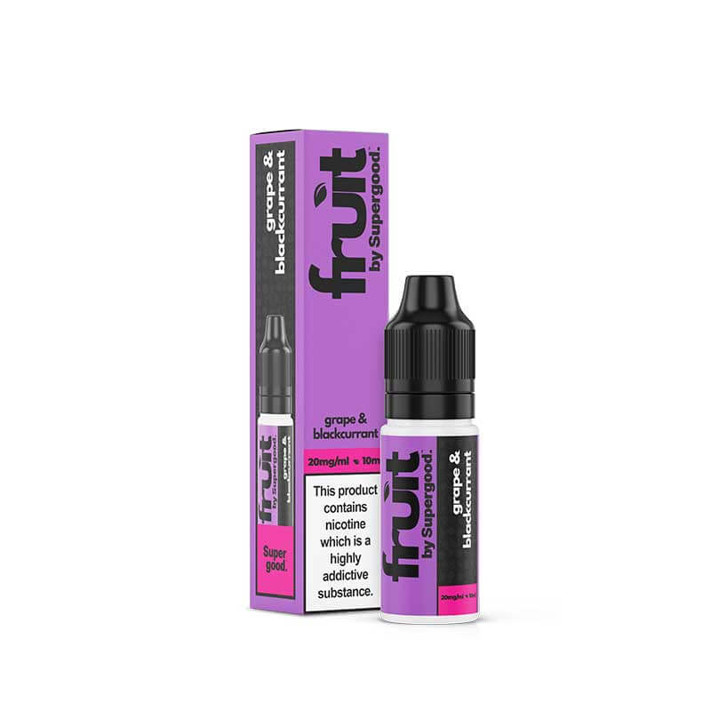 Fruit by Supergood  Grape & Blackcurrant 10ml Nic Salts E-Liquid
