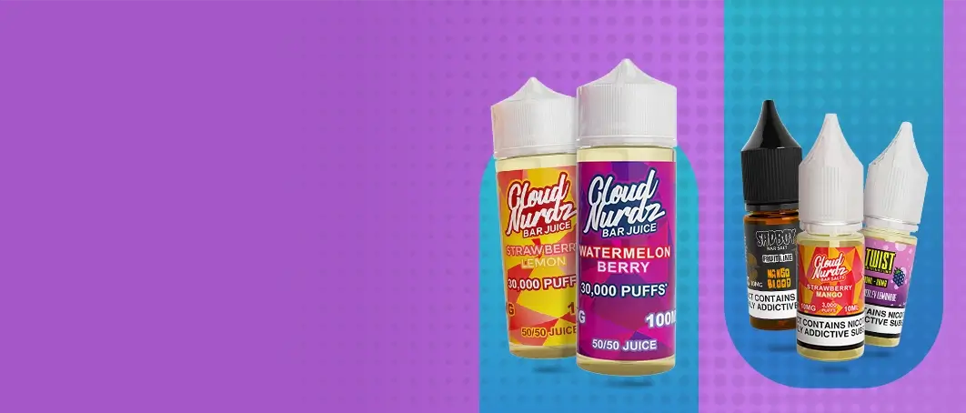 Cloud Nurdz shortfills and Sad Boy, Twist and Cloud Nurdz 10ml e-liquids