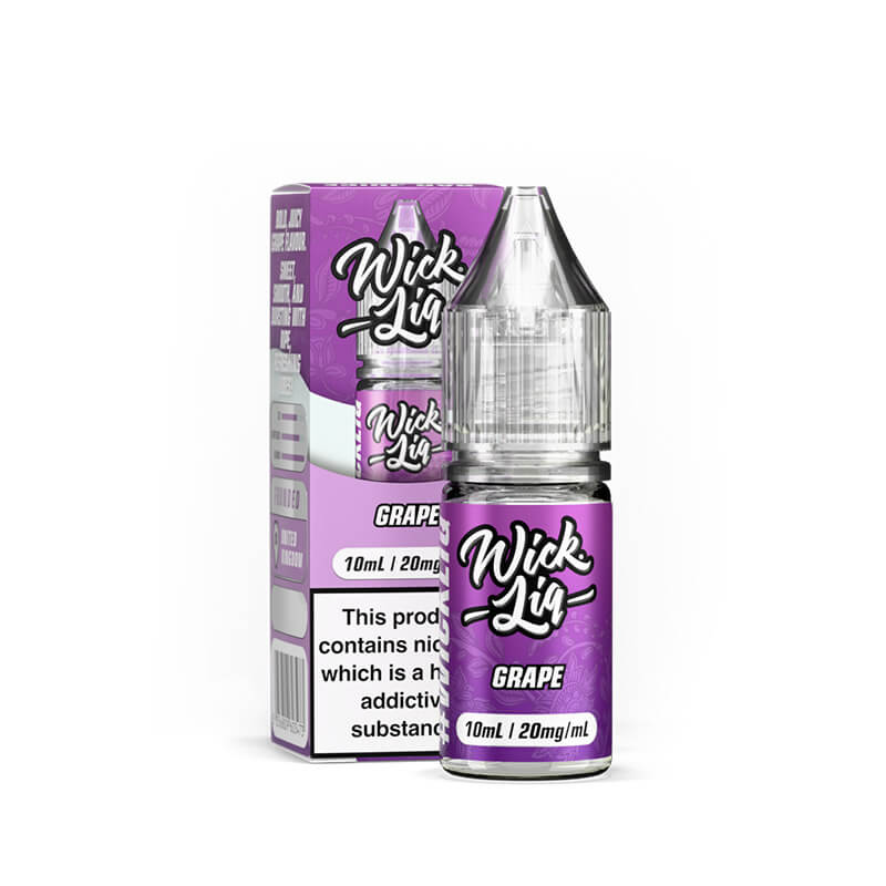 Wick Liq Bar Juice Grape 10ml Nic Salts E-Liquid