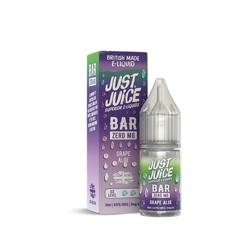 Just Juice Bar Range Grape Aloe 10ml Nic Salt E-Liquid