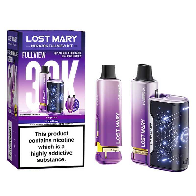 Lost Mary Nera30k Fullview Prefilled Pod Vape Kit