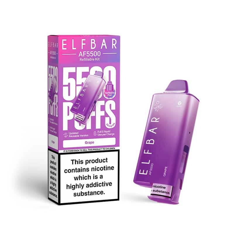 Grape  Elf Bar AF5500 Prefilled kit