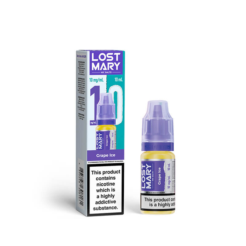 Lost Mary Grape Ice 10ml Nic Salts E-Liquid