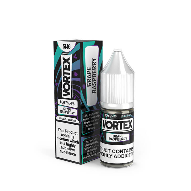 Vortex Grape Raspberry 10ml Nic Salt E-Liquid